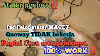 One way MACET‼️per pelor stater TIDAK mau balik⁉️ Begini cara mengatasi per pelor one way Mio macet