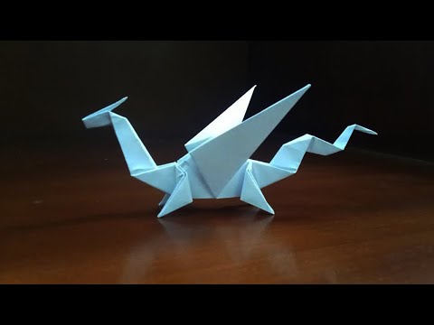 COMMENT FAIRE UN DOCUMENT DE DRAGON | ORIGAMI FACILE DRAGON