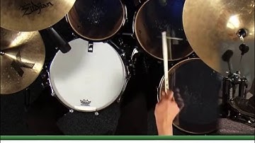 Learning Drums Lesson - Single, Double and the Paradiddle - diddle