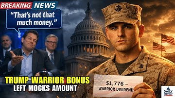 Trump Sends Every Service Member 1776 Tax Free Dollars While Democrat Attack The Amount As Too Small