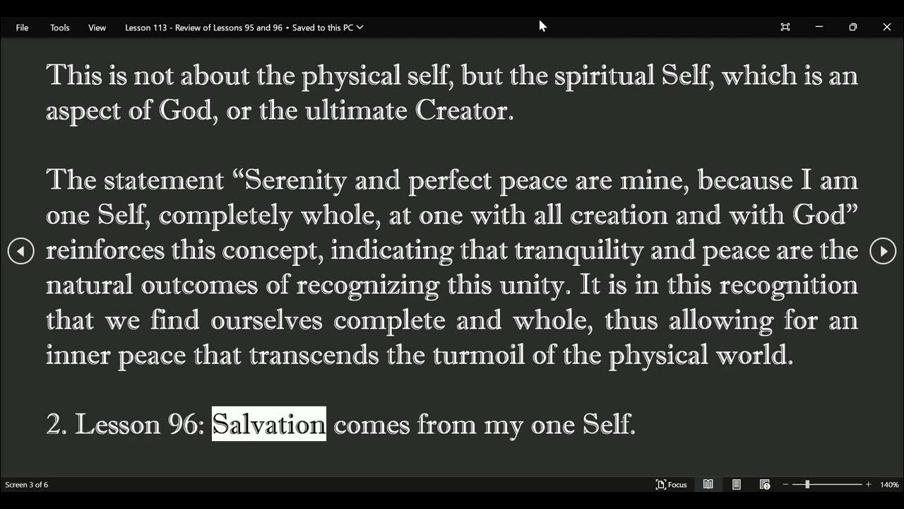 ChatGPT ACIM Lesson 113 Review of Lessons 95 and 96 YouTube