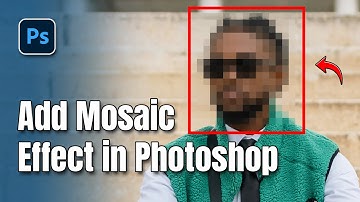 How to Mosaic (Pixelate) an image in Photoshop | Mosaic specific spot of an image in Photoshop