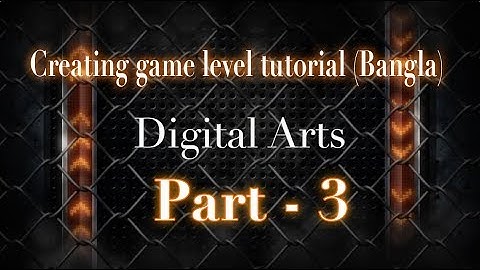 Creating game environment in Blender,Unity and Photoshop tutorial in Bangla part 3