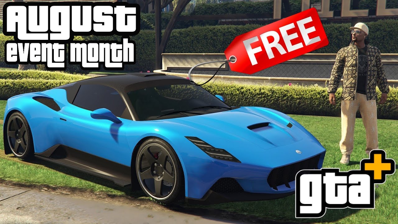 GTA+ August Event Rewards YouTube