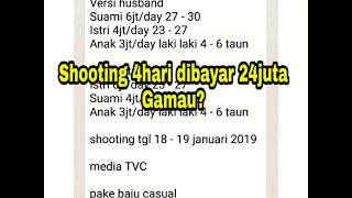 Dibayar Puluhan Juta, Jadi Bintang