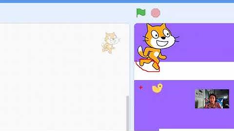 กานพลู ครูดำ  (โปรแกรม  scratch การเดิน 2 ตัวละคร)