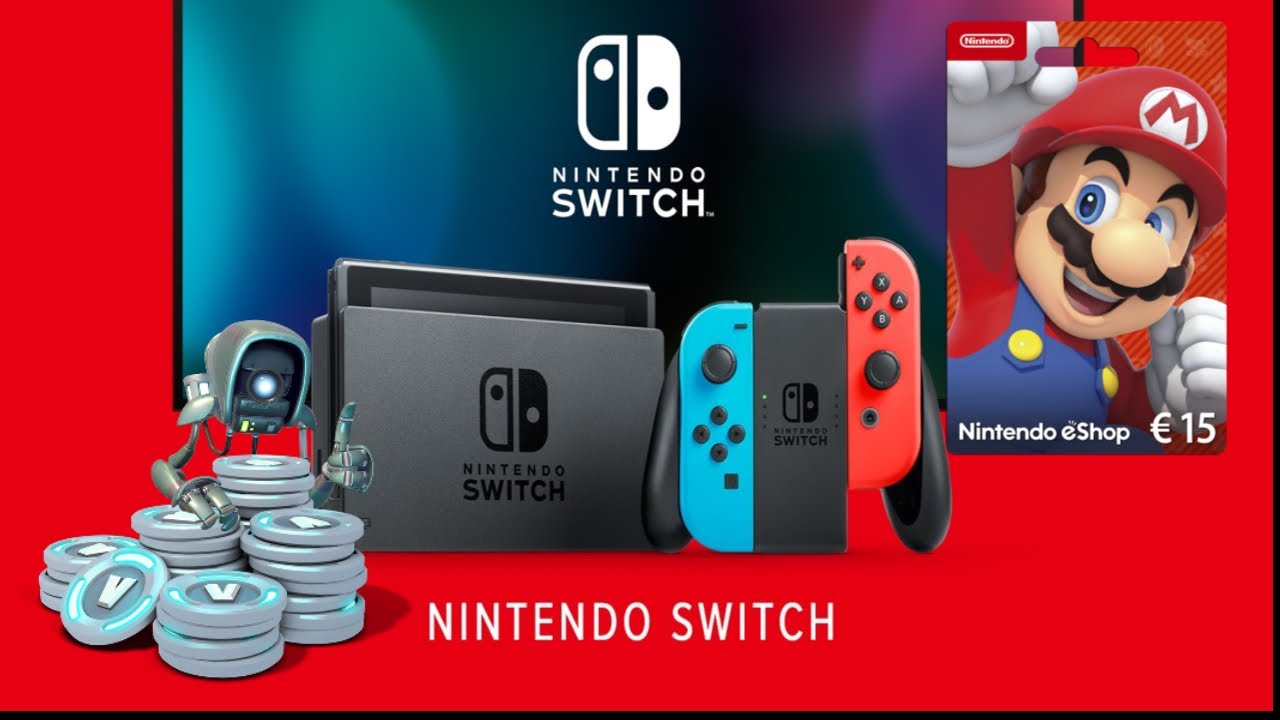 ACHETER DES V-BUCKS AVEC UNE CARTE NINTENDO SWITCH 