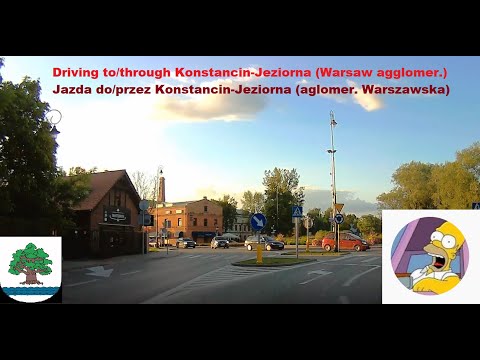 Jazda do Konstancina-Jeziorna (obok Warszawy) / Driving to Konstancin-Jeziorna (near Warsaw, Poland)