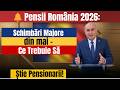 🔔 Pensii România 2026: Schimbări Majore din mai – Ce Trebuie Să Știe Pensionarii!