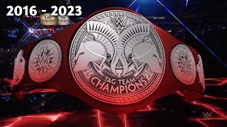 WWE Raw Tag Team Championship PPV Match Card Compilation (2016 - 2023) With Title Changes