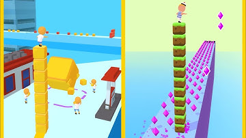 Cube Surfer : All Levels Gameplay - New Update Android, iOS