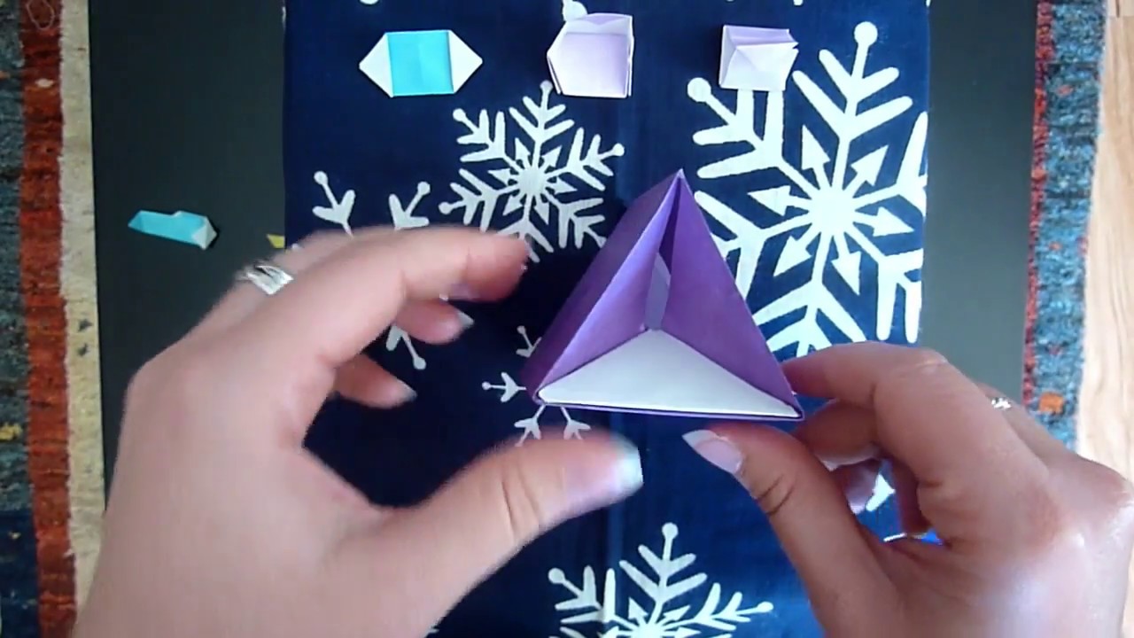 Origami Triangular Gift Bag YouTube