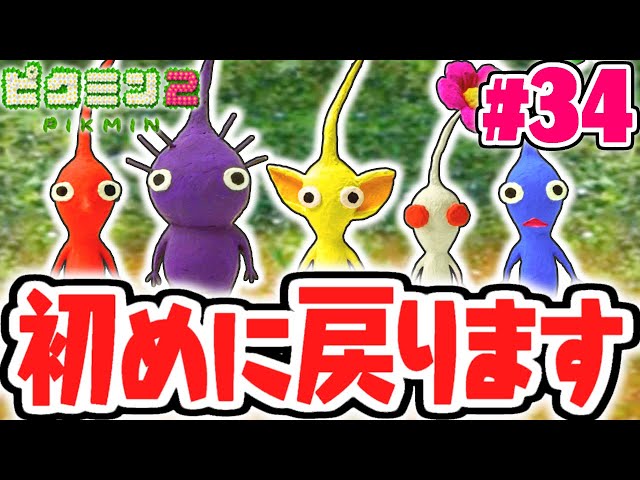 ラストステージが難しすぎました…最初の場所でピクミン増やし