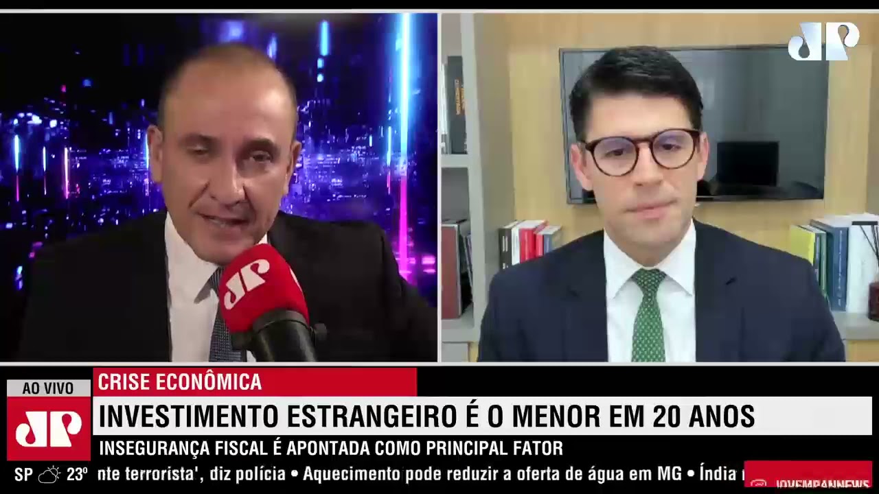 Entrevista Jovem Pan - Investimento estrangeiro é o menor em 20 anos