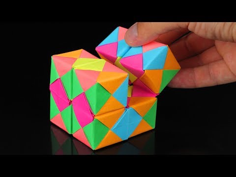 How To Make A Paper INFINITY CUBE!