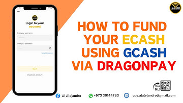 HOW TO FUND YOUR ECASH USING GCASH VIA DRAGONPAY (UNIFIED PRODUCTS AND SERVICES)