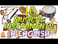 Learn Musical Instruments in English! 40 English Musical Instruments Vocabulary with Pictures!🎻🎸🎺