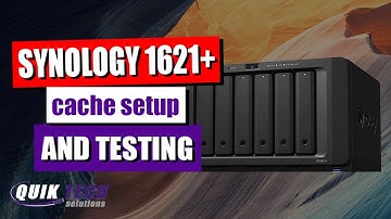 Synology SSD Cache Setup & Testing