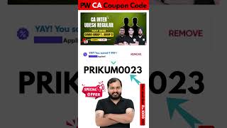PW CA Coupon Code: ₹1000 Off | CA Wallah Discount Coupon Code | #pwcouponcode #pwcacouponcode