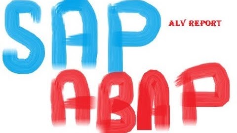 #1 ALV REPORT SIMPLE WITH SELECTION SCREEN