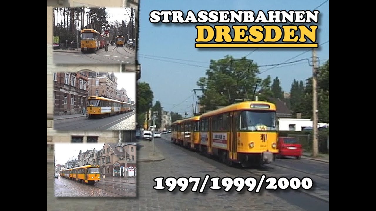 Straßenbahnen in Dresden 1997/99 + 2000 auf den Linien 3 und 14