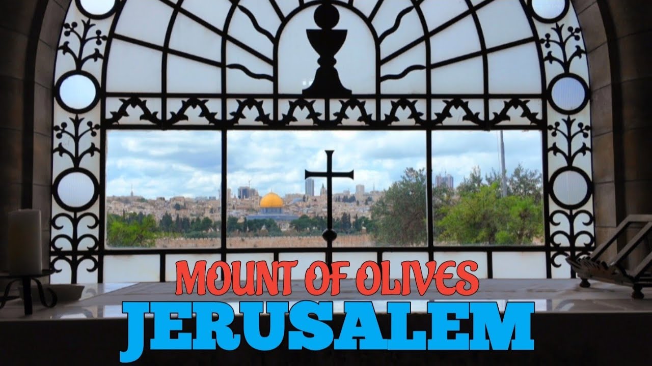 Ascend to MOUNT of OLIVES Jerusalem Israel April 2025. Holyland Walk.