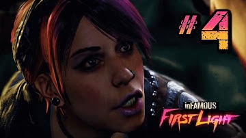 inFAMOUS First Light Walkthrough Part 4 - Mission: Stealing From the Enemy [HD] PS4 1080p
