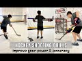 8 hockey shooting drills on synthetic ice  improve your power  accuracy