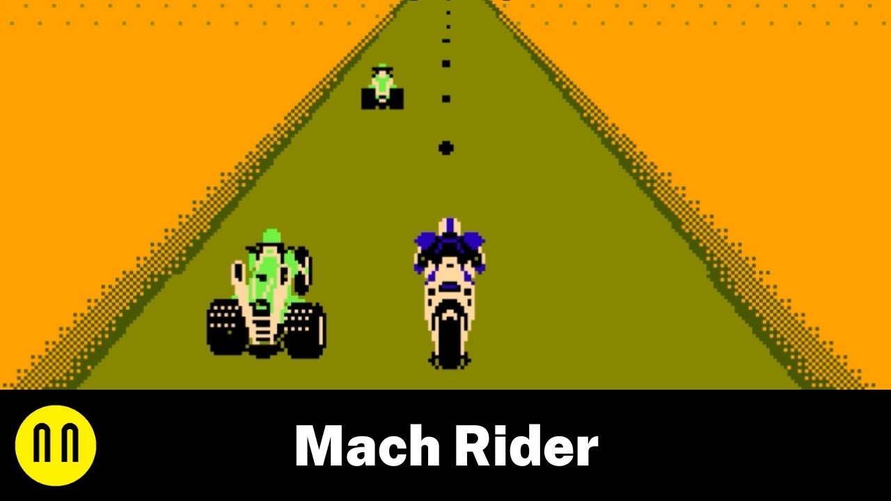 [NES] Mach Rider - Full Playthrough Fast Dash With No Crash - YouTube