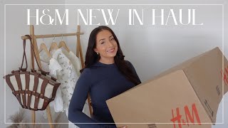 HUGE H&M HAUL | new in spring summer try on haul *over £700 order*