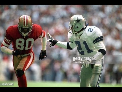 Deion Sanders vs Jerry Rice (1995) - YouTube