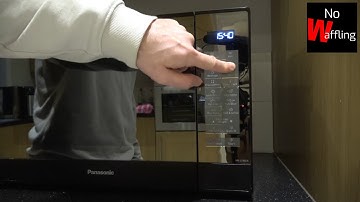 How to set the time on a Panasonic Microwave NN ST46KB - Beginners guide