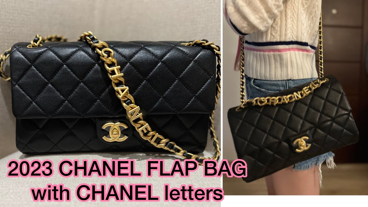 chanel flap bag with chain top handle