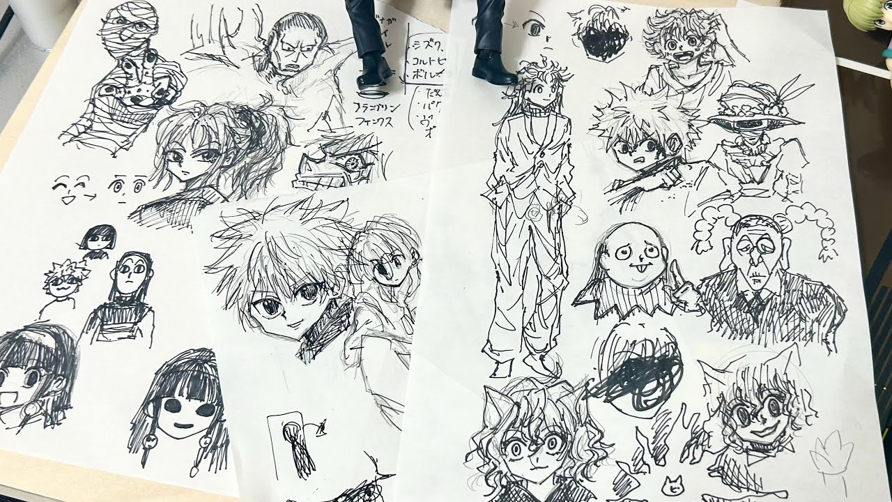 HUNTER×HUNTERのイラストを描きながらハンターハンターの話をする会