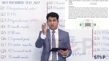 STEP NMDCAT Biology Self Assessment Test01 2022