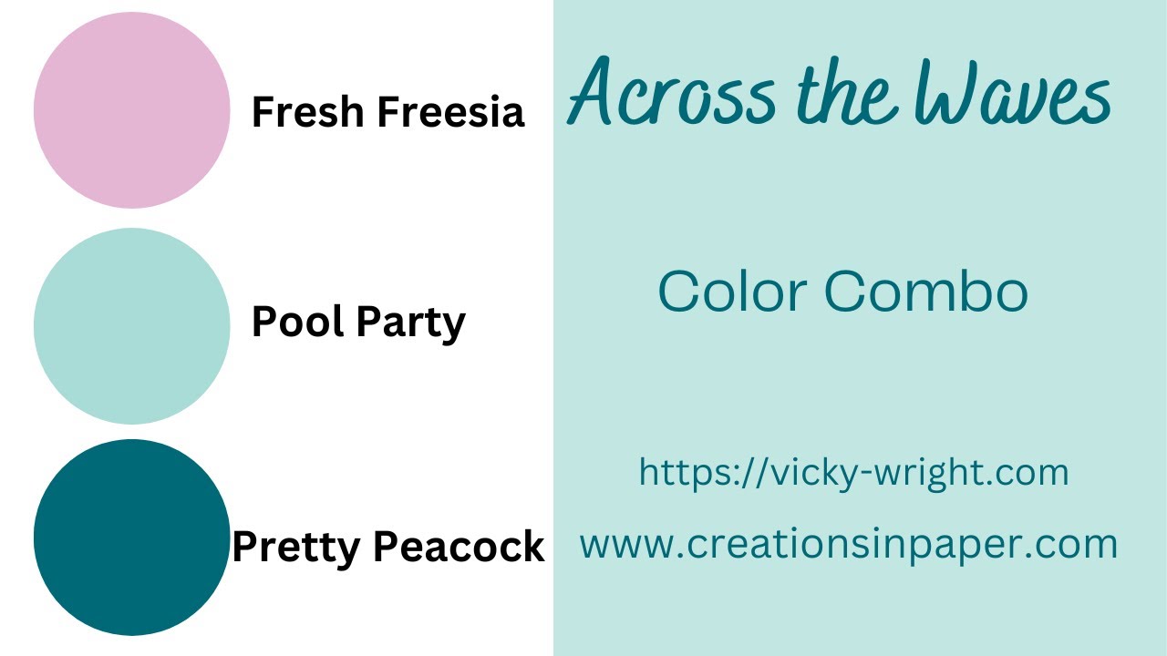 Stampin' Up Two Tone Flora color combo - YouTube