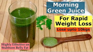 Morning Green Juice Recipe | How to make Green juice for Weight Loss | Healthy Juice