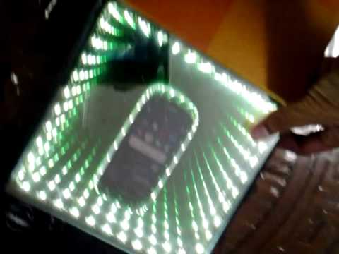 Mini Infinity Mirror - mockup test - YouTube