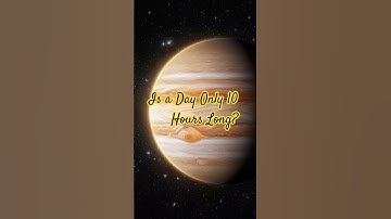 Is a Day Only 10 Hours Long?Jupiter Spins at Incredible Speed 💨#facts #MindBlowingFacts #Shorts