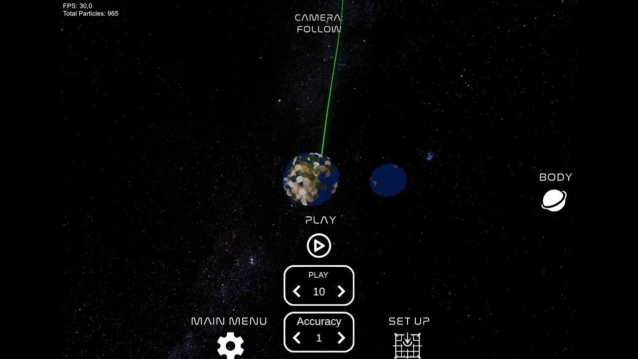 watch a tiny moon￼ crash into a planet