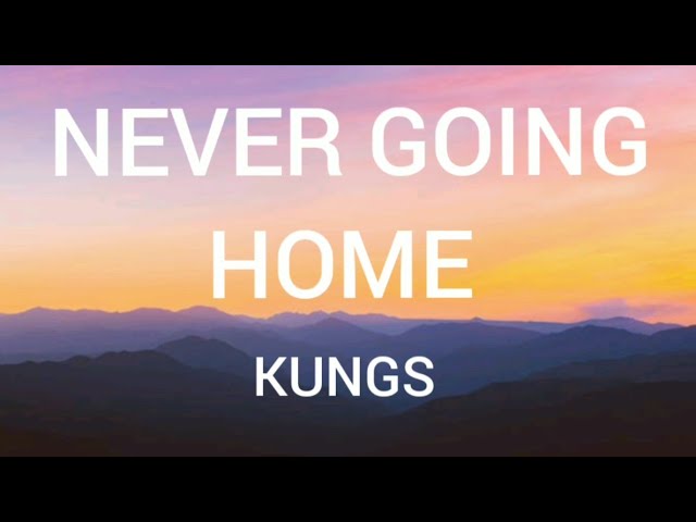 Kungs - Never Going Home (lyrics) 