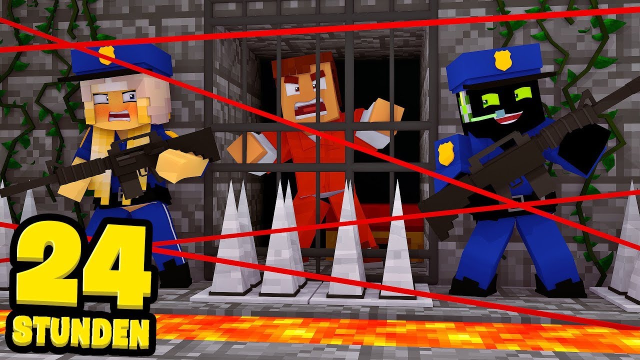 24 STUNDEN im KNAST ARBEITEN?! - Minecraft [Deutsch/HD]