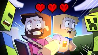 Minecraft Hardcore With Shared Health Is Harder Than We Thought...
