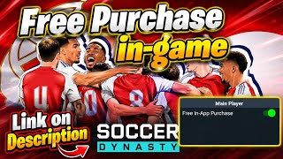 Soccer Dynasty: Club Manager تعديل الشراء المجاني #كرة_القدم #رياضة #ألعاب screenshot 1