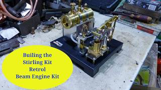 Building the Stirling Kit  Retrol Beam Engine Kit with boiler Model SE-01