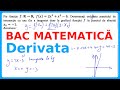 Derivata. Rezolvăm exerciții de BAC Matematica | Examen.md