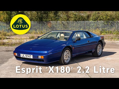1989 Lotus Esprit 'X180' 2 2 Litre - Entered from the Cambrian