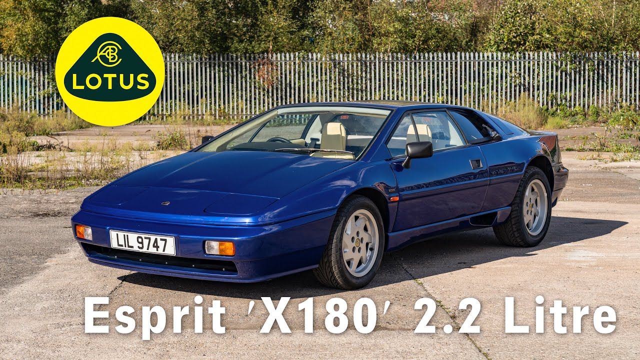 1989 Lotus Esprit 'X180' 2 2 Litre - Entered from the Cambrian