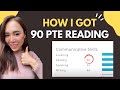 How i scored 90 reading in pte scored test d official test