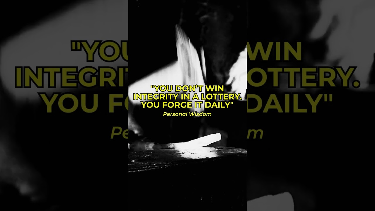 Integrity: A Daily Choice | Personal Wisdom 